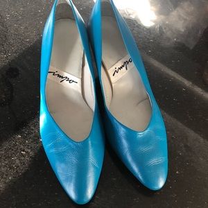 Turquoise Blue Pumps
